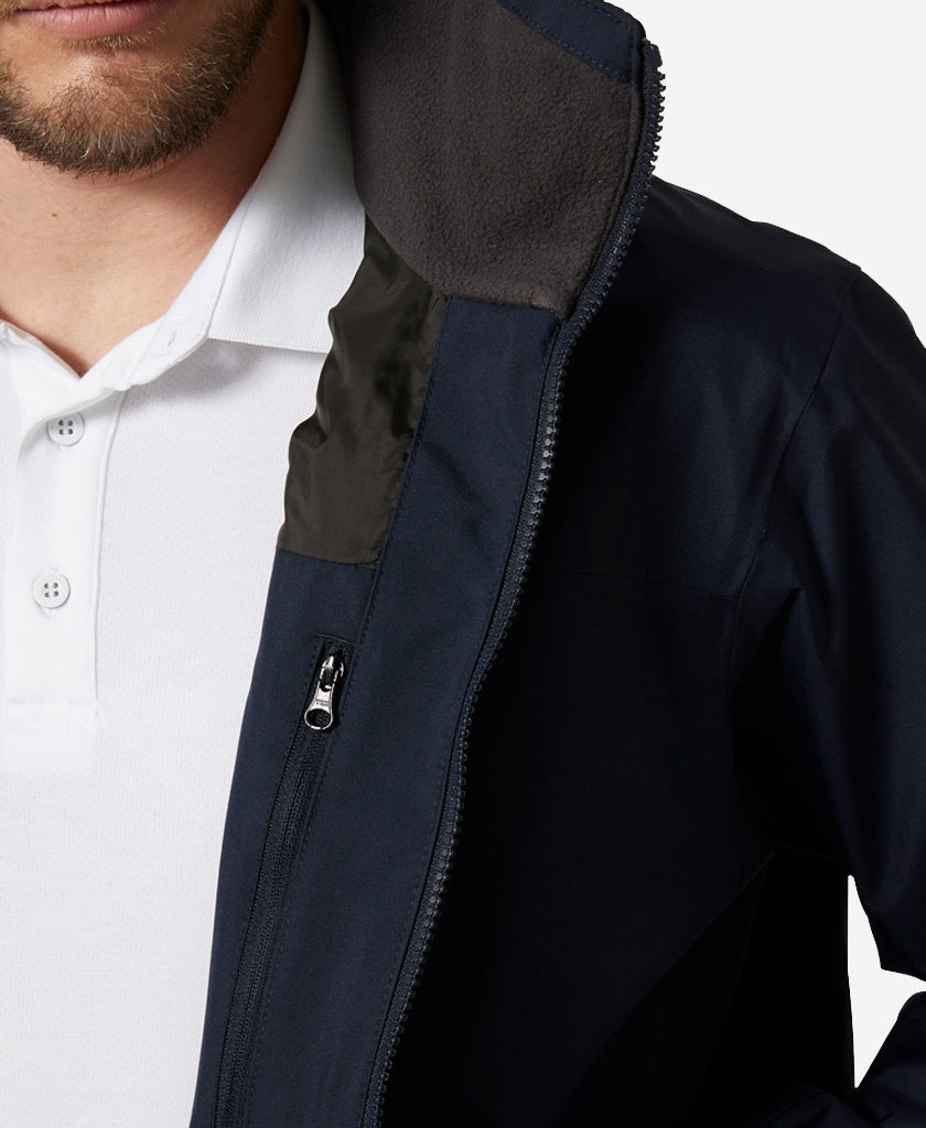 CREW HOODED JACKET 2.0, Navy