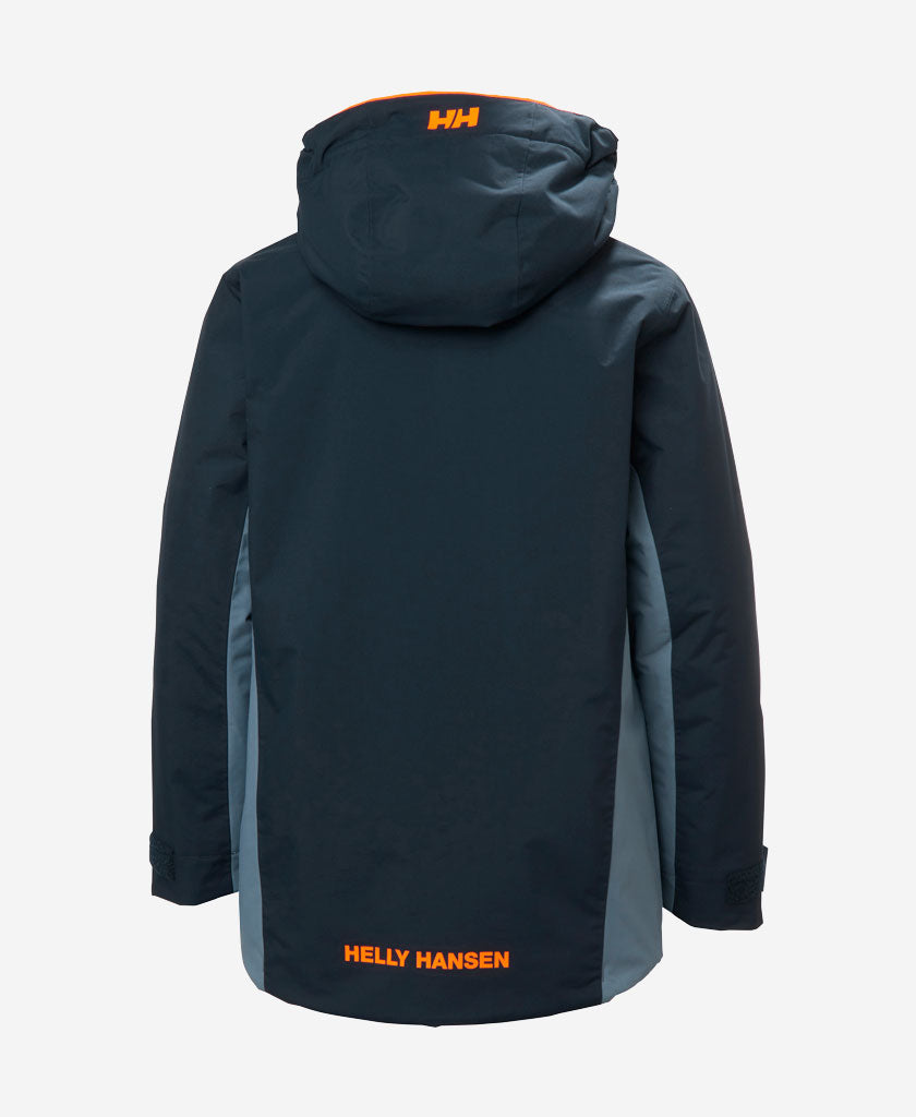 JR LEVEL JACKET, Washed Navy