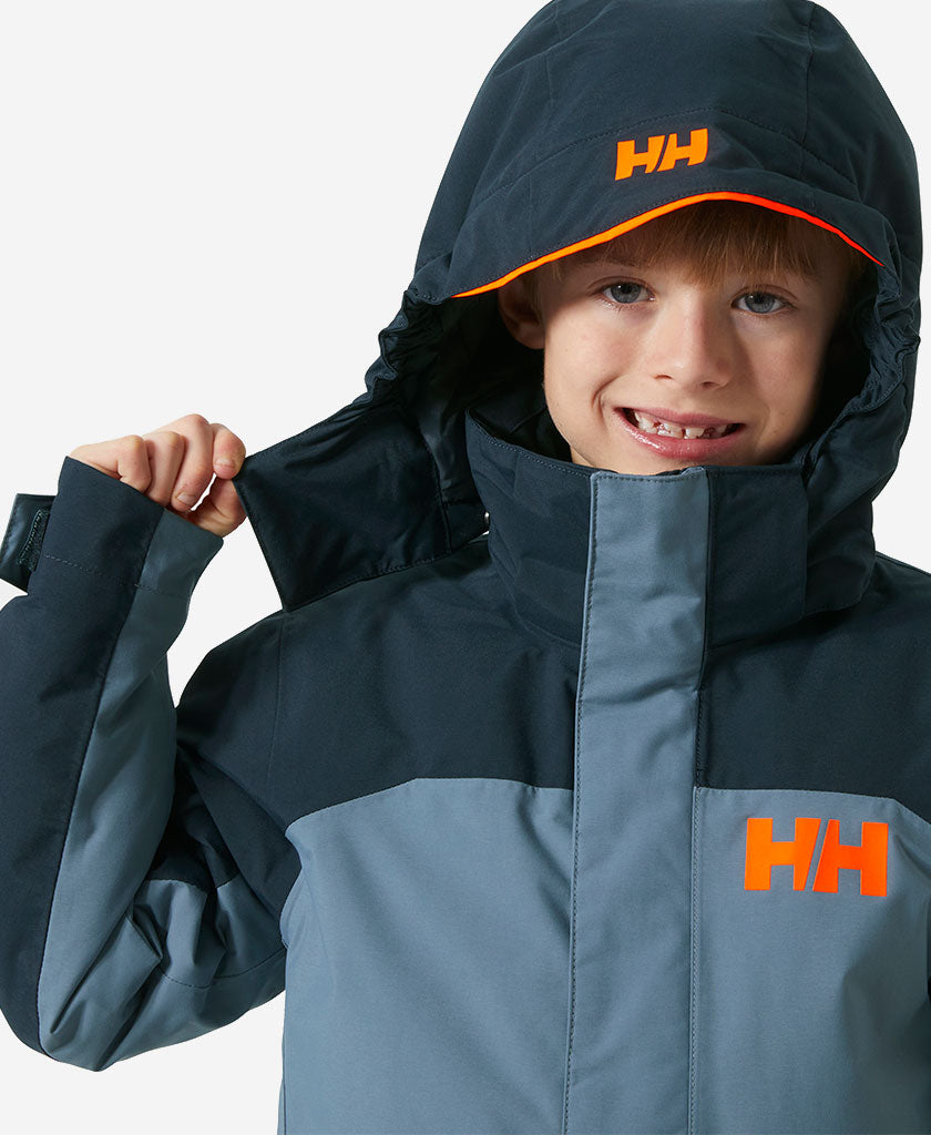 JR LEVEL JACKET, Washed Navy