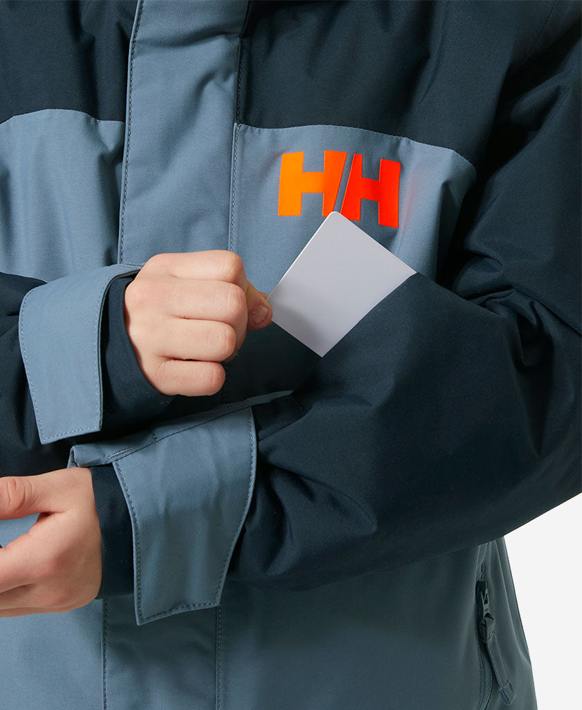 JR LEVEL JACKET, Washed Navy