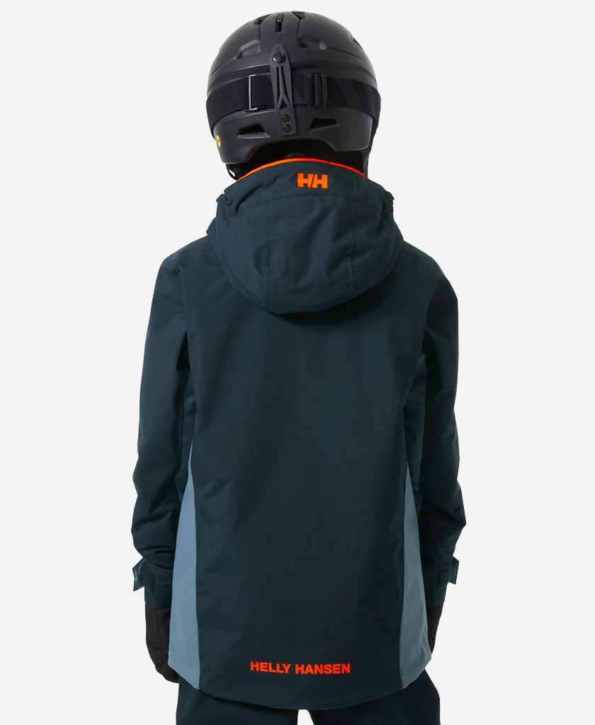 JR LEVEL JACKET, Washed Navy