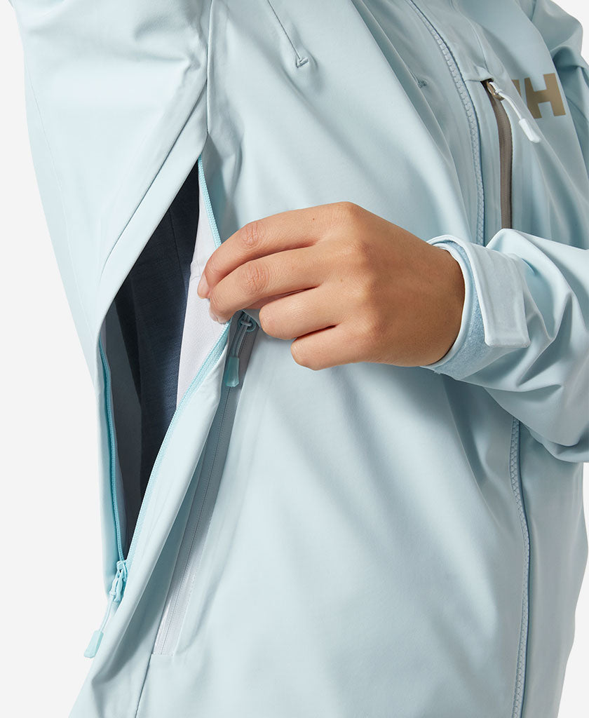 W VERGLAS BC JACKET, Barely Blue