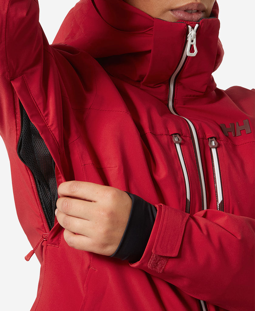 W ALPHELIA LIFALOFT JACKET, Red