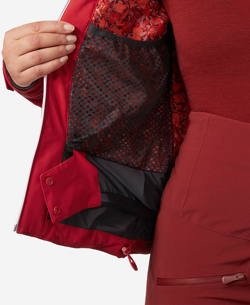 W ALPHELIA LIFALOFT JACKET, Red