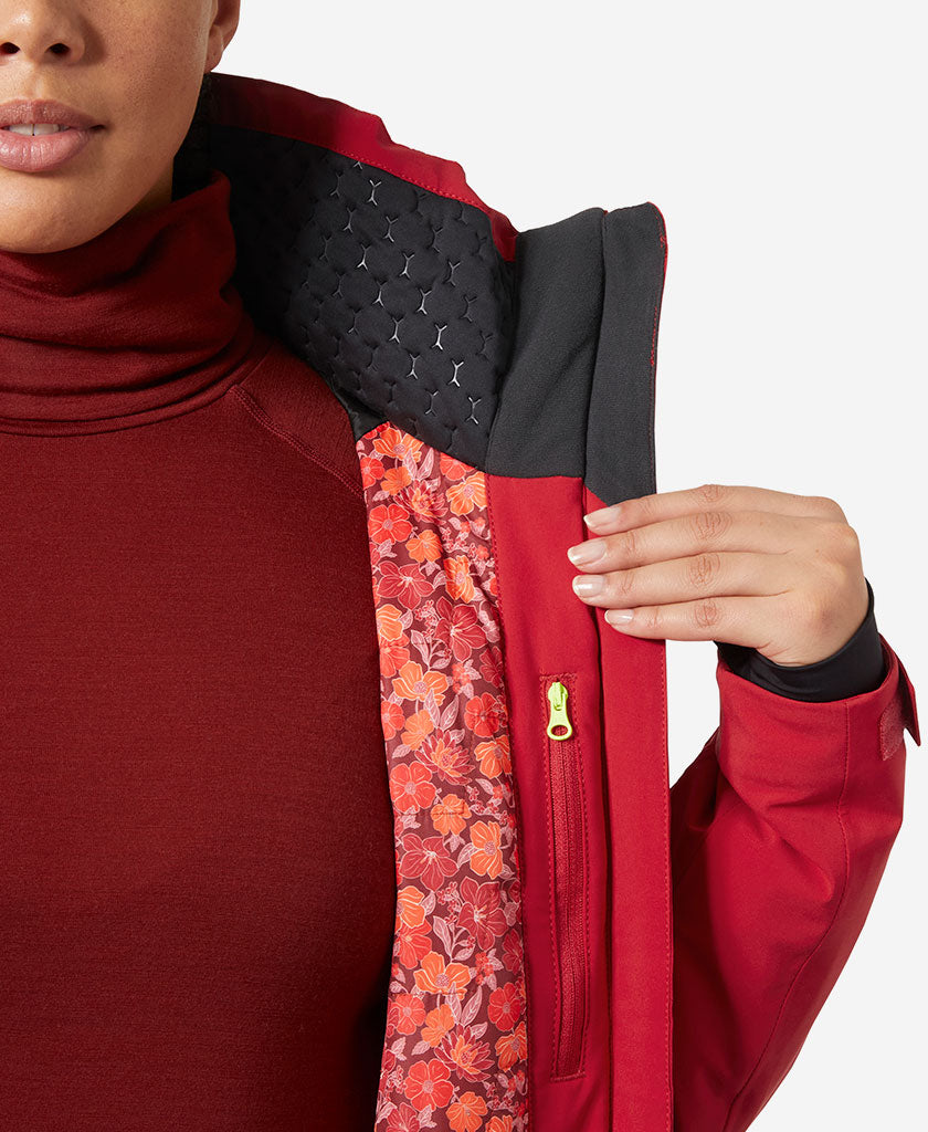 W ALPHELIA LIFALOFT JACKET, Red