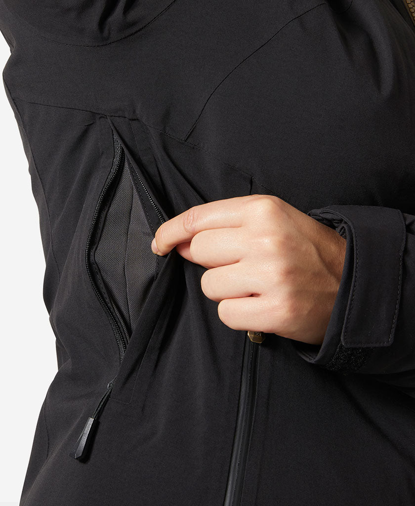 W ATLAS INFINITY STRETCH JKT, Black