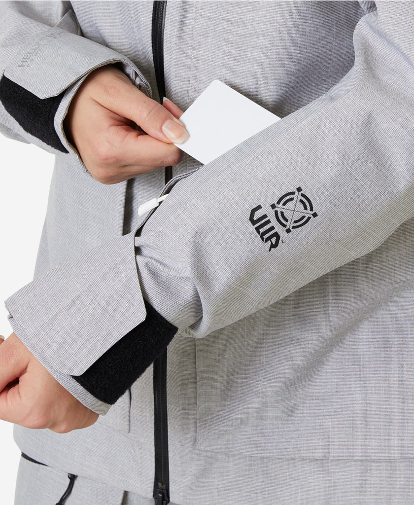 W POWDERQUEEN 3.0 JACKET, Grey Melange