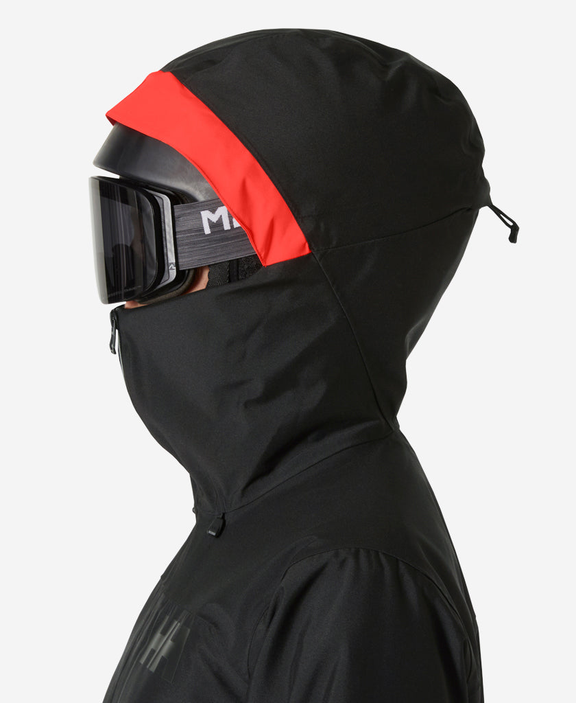 W POWDERQUEEN 3.0 JACKET, Black