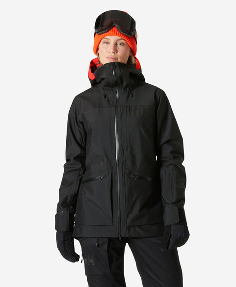 W POWDERQUEEN 3.0 JACKET, Black
