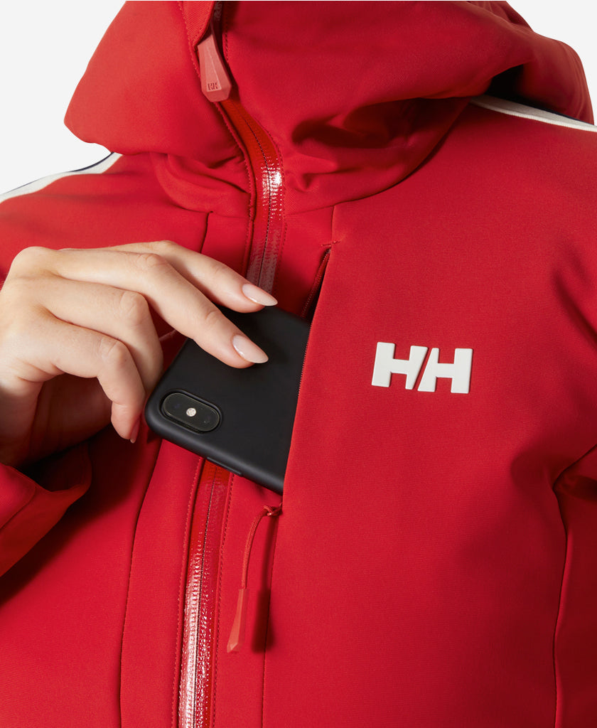 W AVANTI SOFTSHELL JACKET, Red