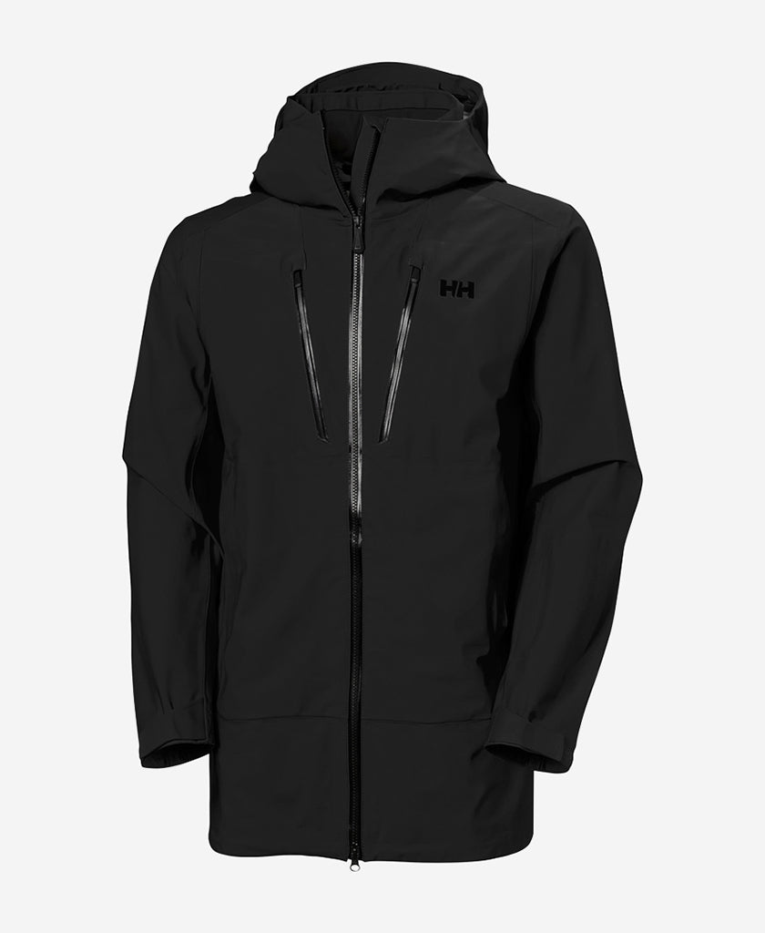 ALPHA 3L LONG SHELL, Black