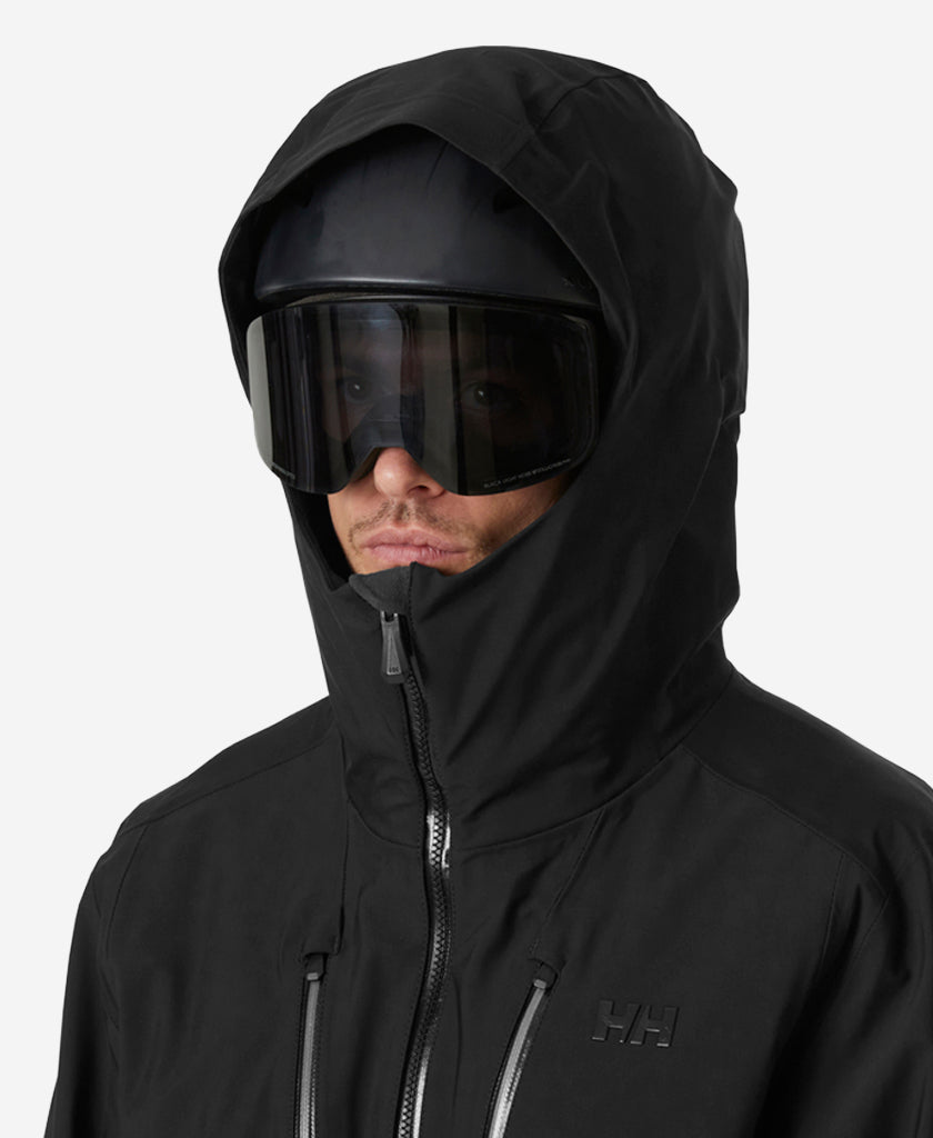 ALPHA 3L LONG SHELL, Black
