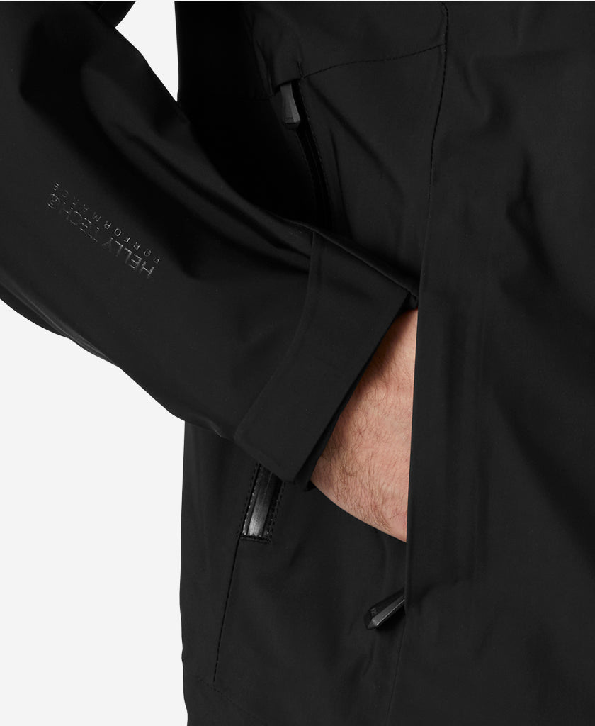 ALPHA 3L LONG SHELL, Black