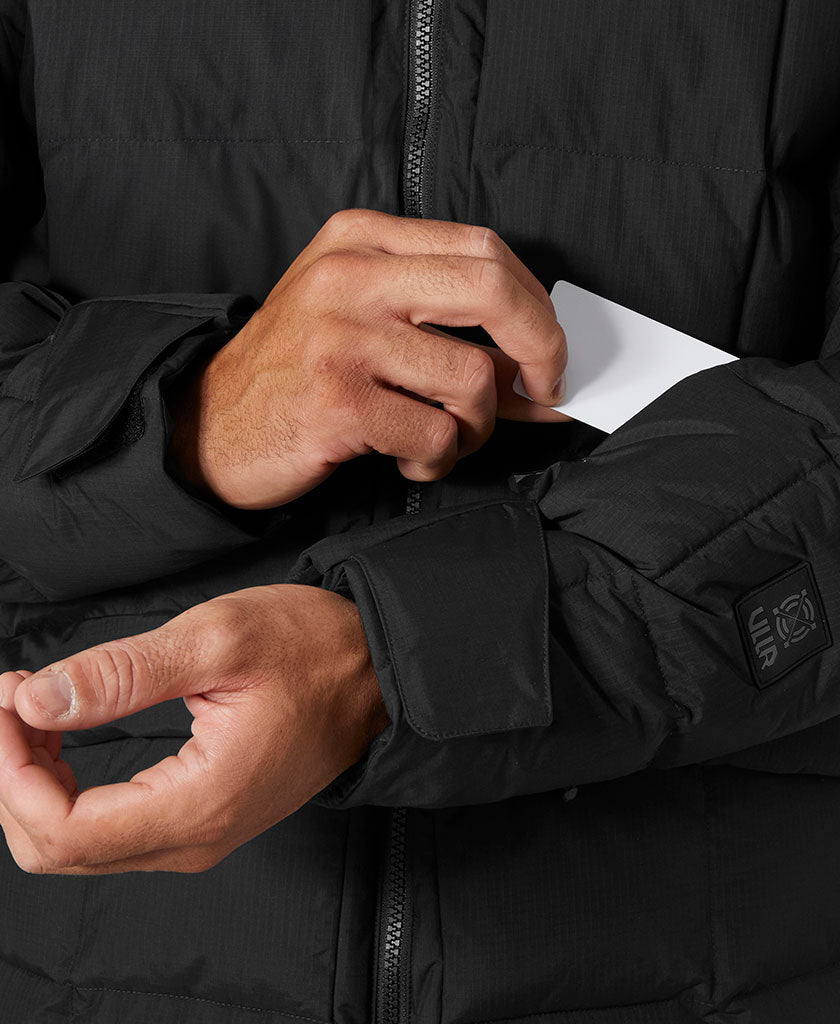 EMIKO RIDABLE PUFFY JACKET, Black