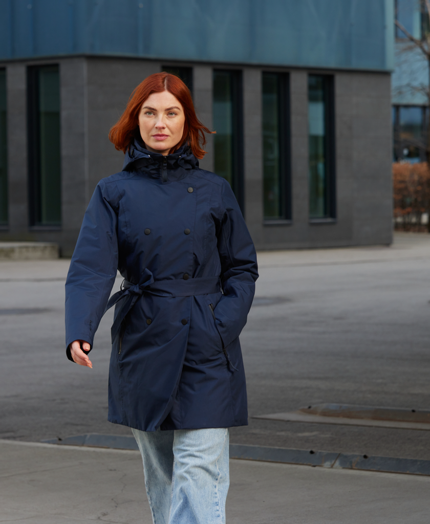 W WELSEY II TRENCH INSULATED, Navy