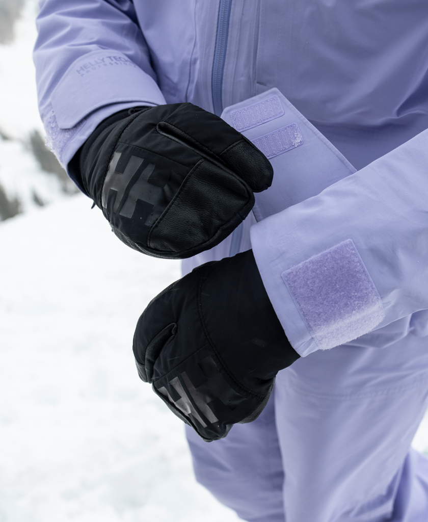 ULLR D 3 FINGERS GLOVE, Black
