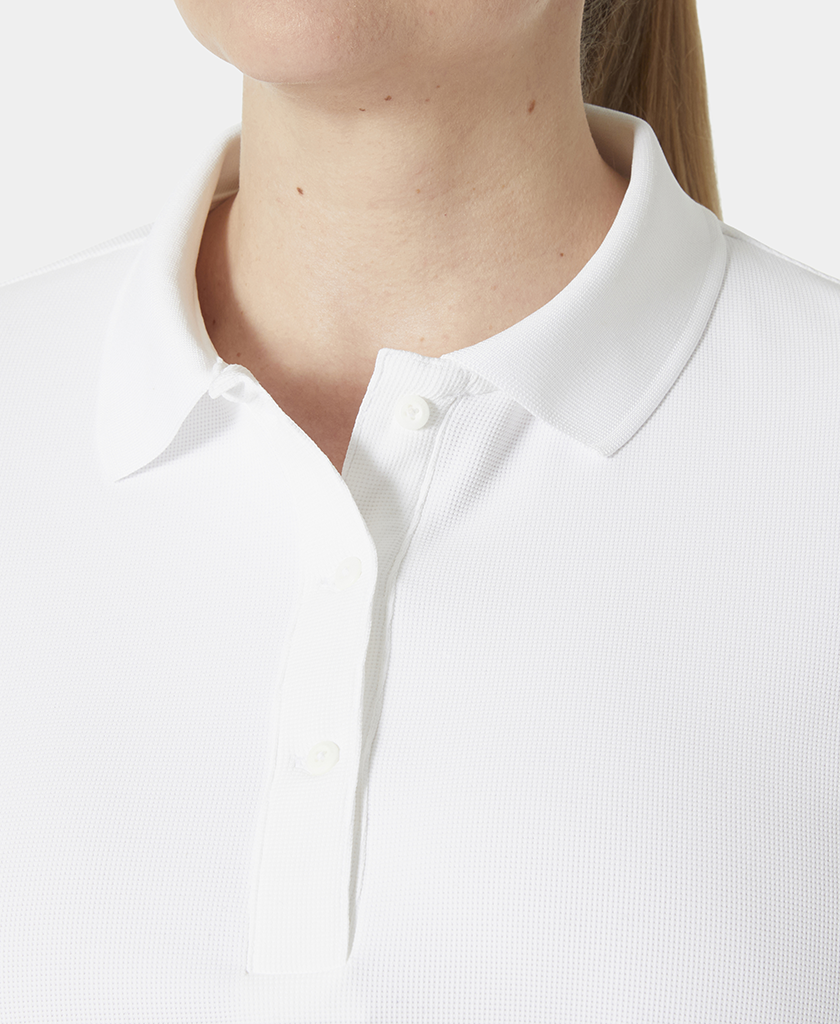 W CREW TECH POLO, White
