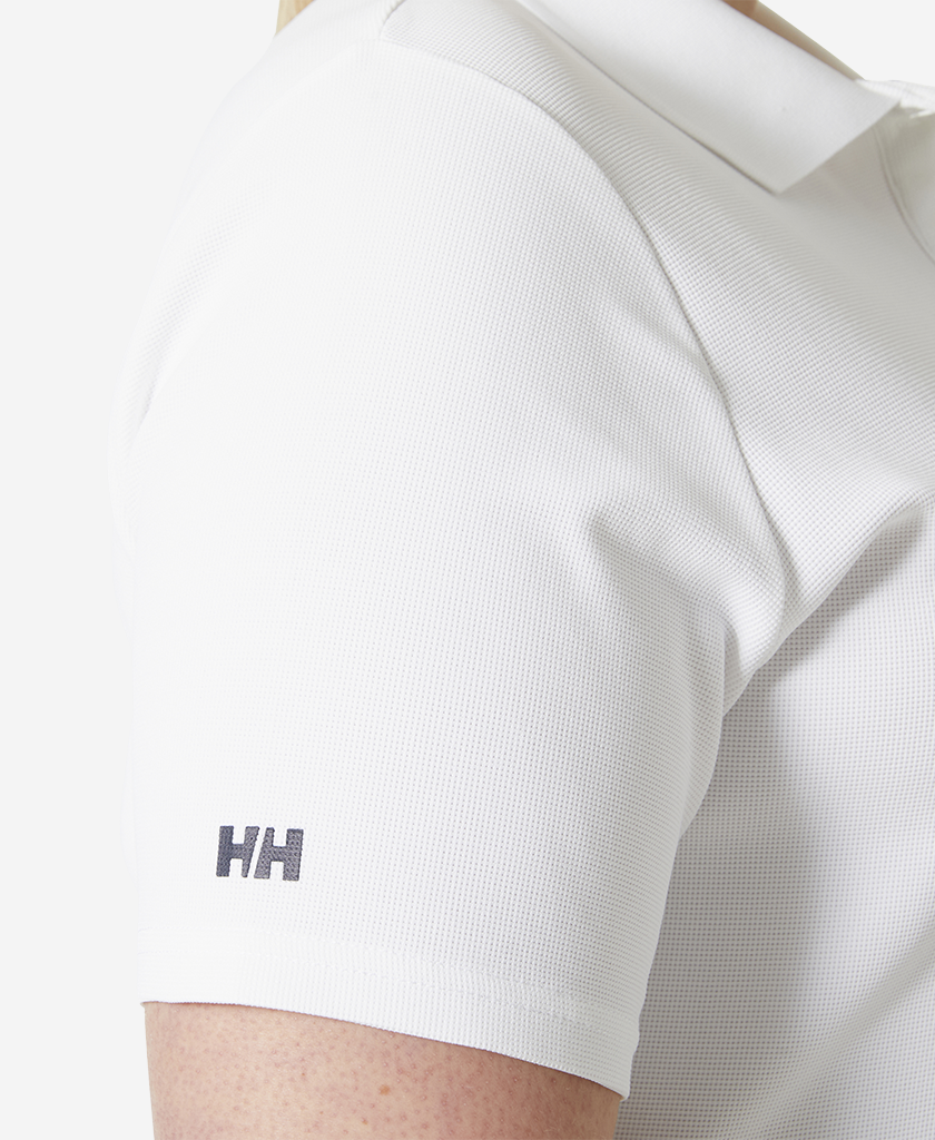 W CREW TECH POLO, White