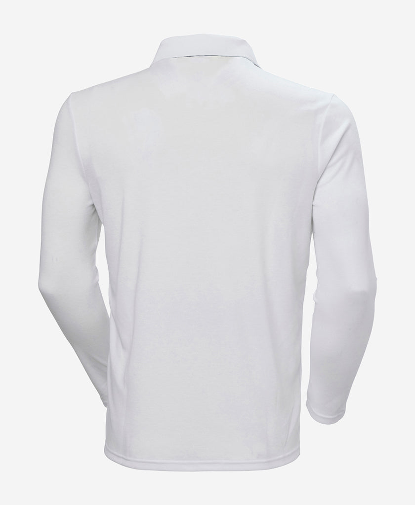 CREWLINE LS POLO, White