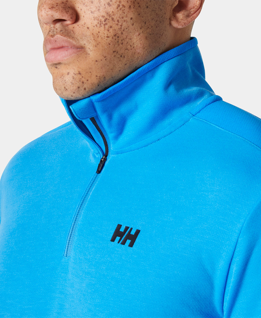 HP 1/2 ZIP PULLOVER 2.0, Cyan