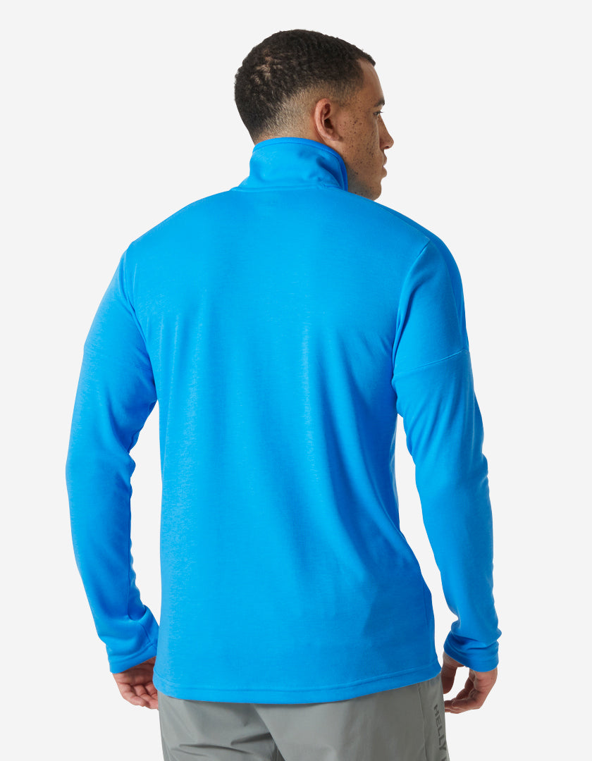 HP 1/2 ZIP PULLOVER 2.0, Cyan