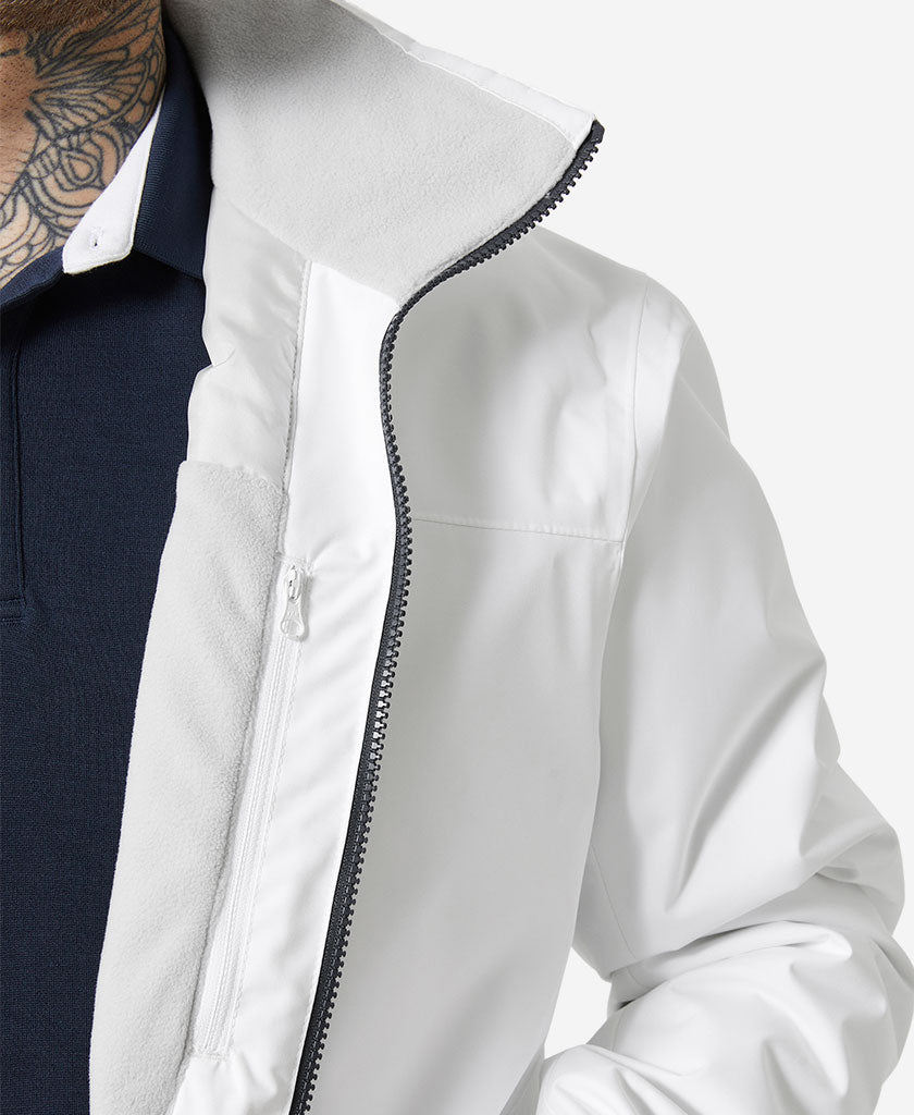 CREW HOODED MIDLAYER JACKET 2, White