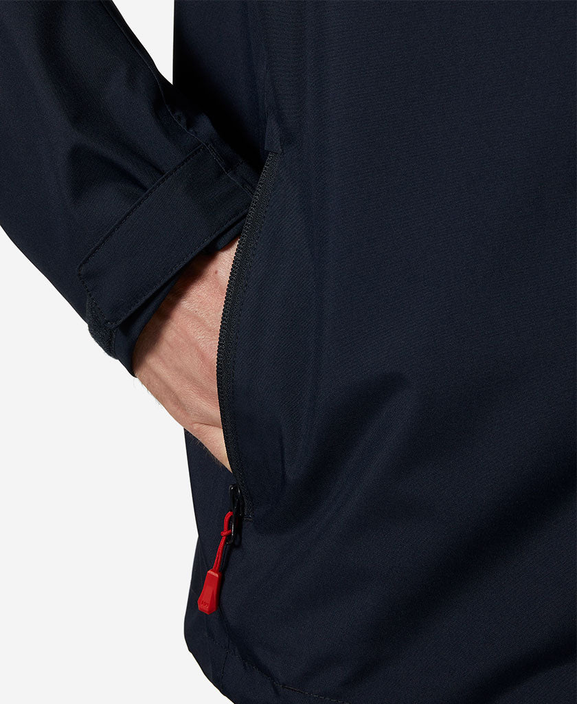 CREW HOODED MIDLAYER JACKET 2, Navy
