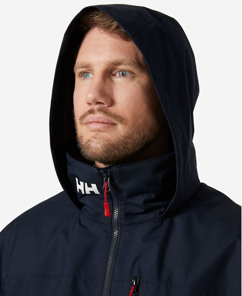 CREW HOODED MIDLAYER JACKET 2, Navy