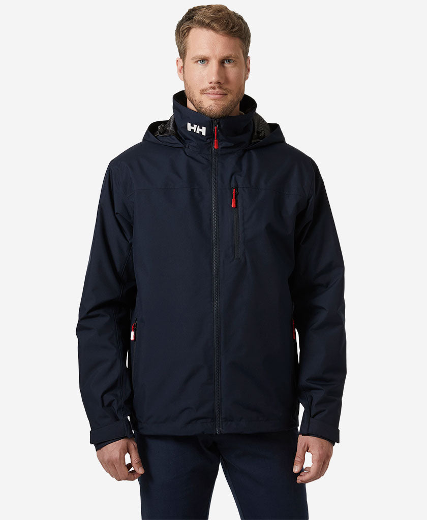 CREW HOODED MIDLAYER JACKET 2, Navy