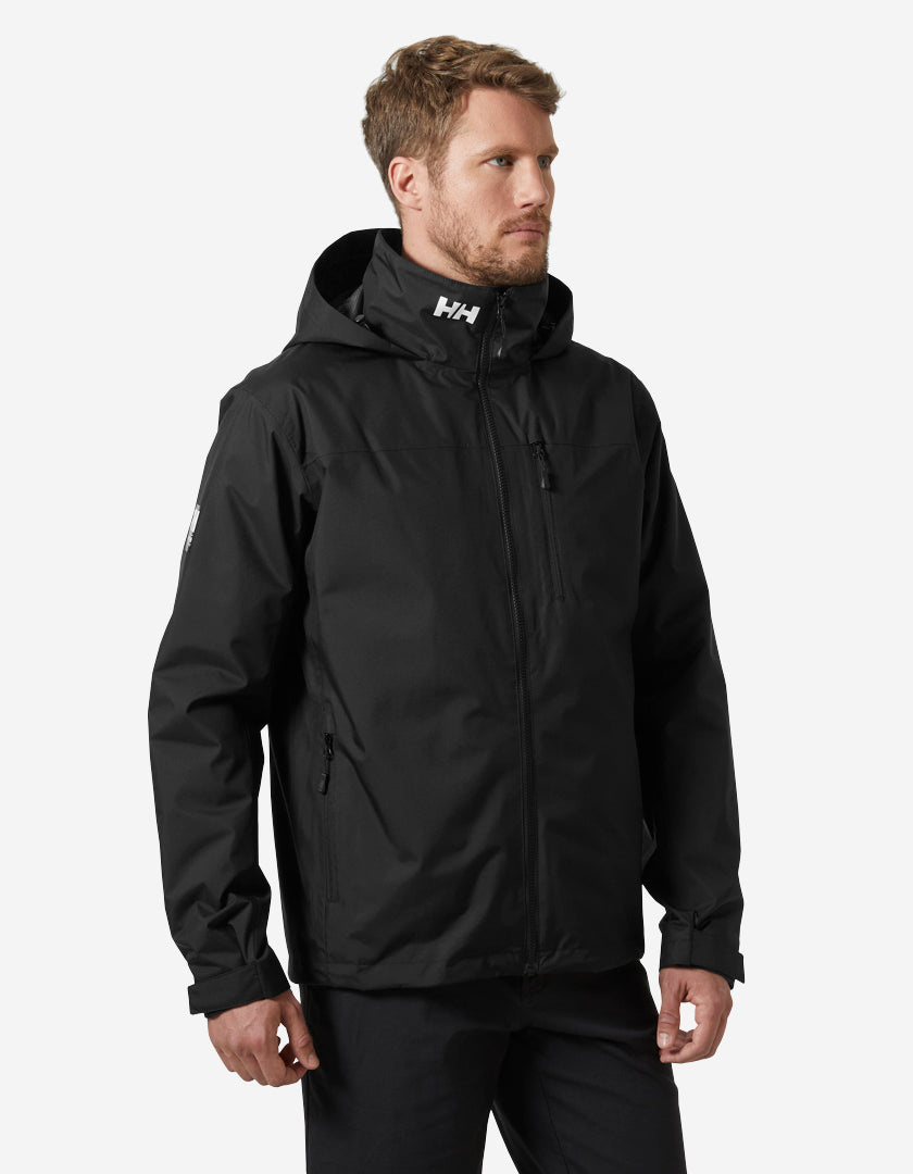 CREW HOODED MIDLAYER JACKET 2, Black