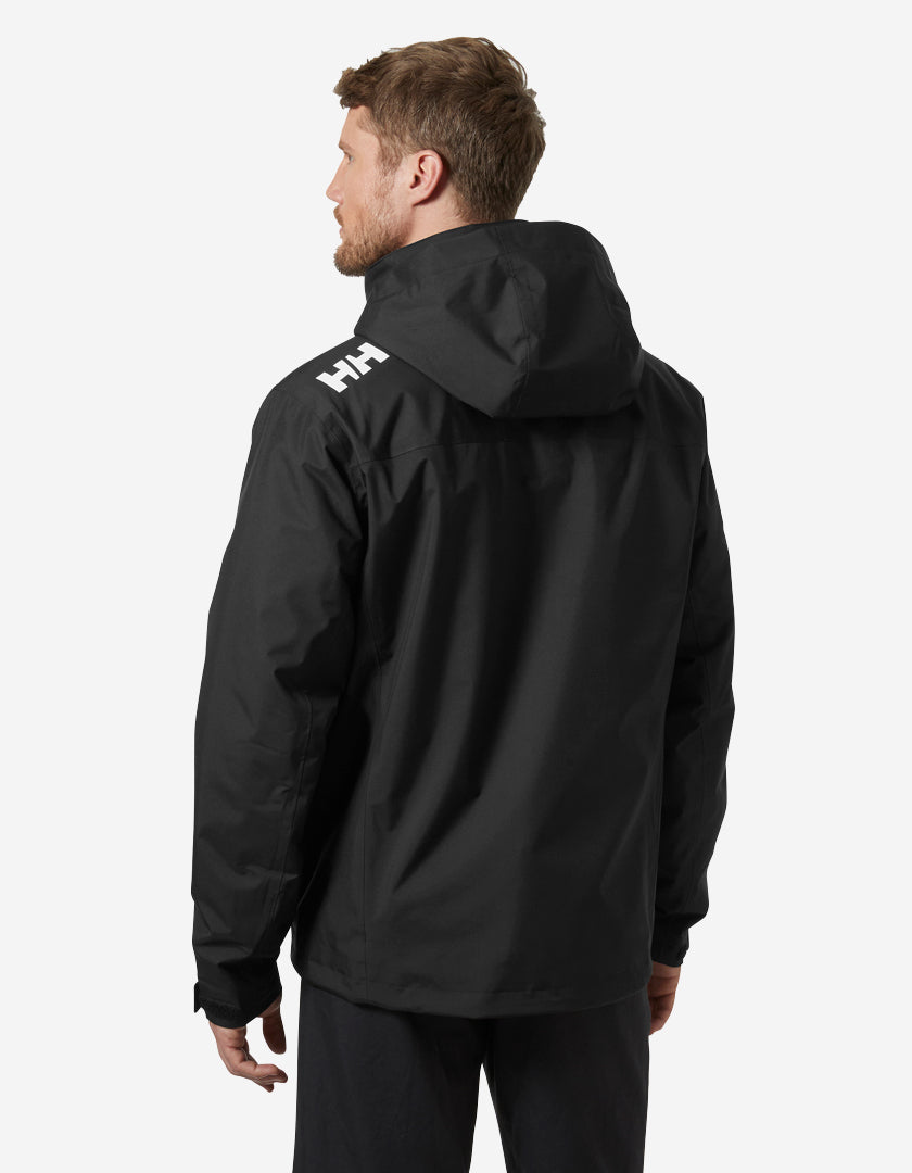 CREW HOODED MIDLAYER JACKET 2, Black