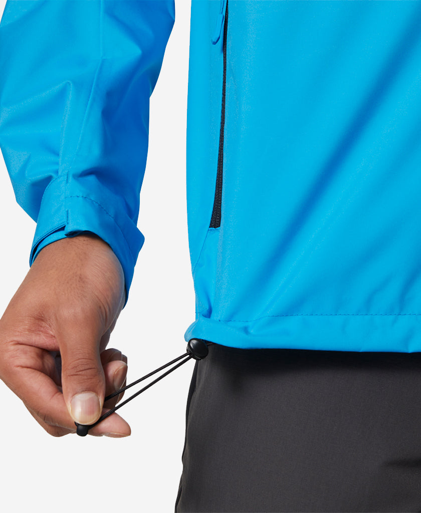 CREW HOODED JACKET 2.0, Cyan