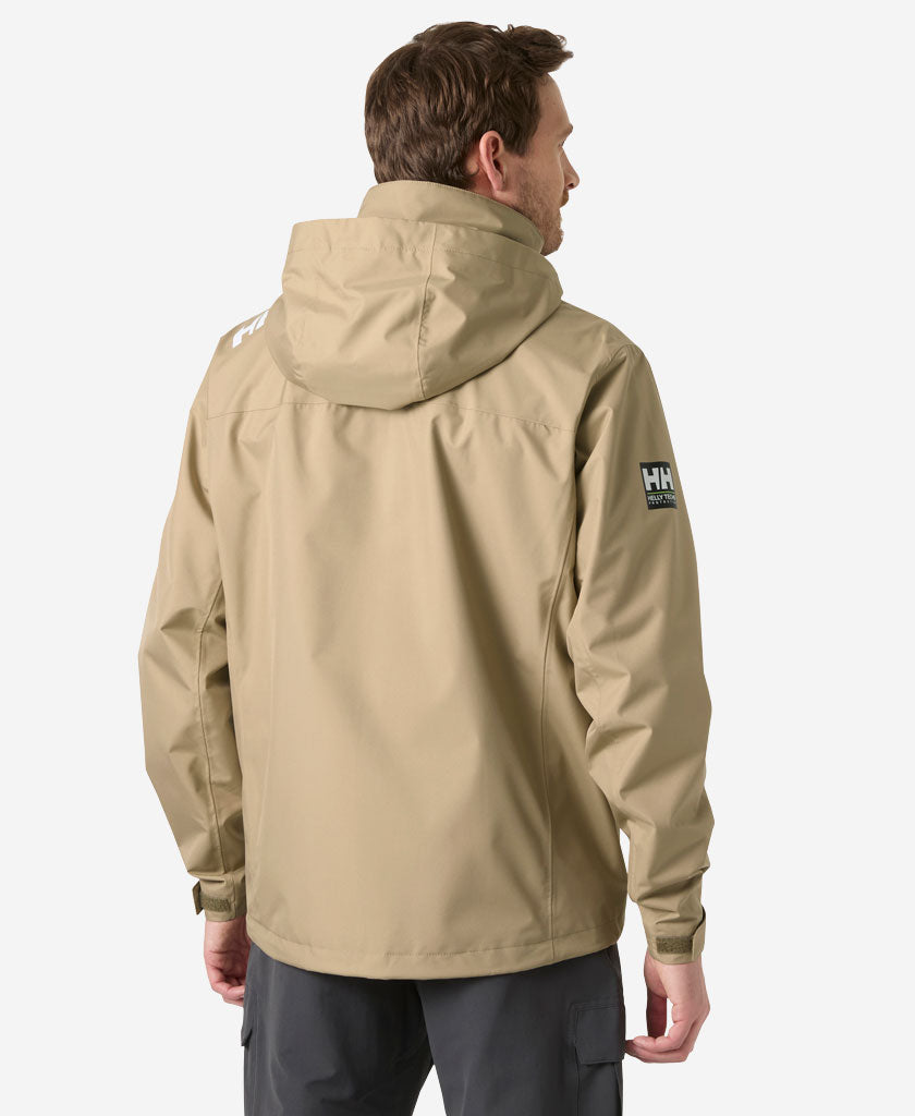 CREW HOODED JACKET 2.0, Pebble