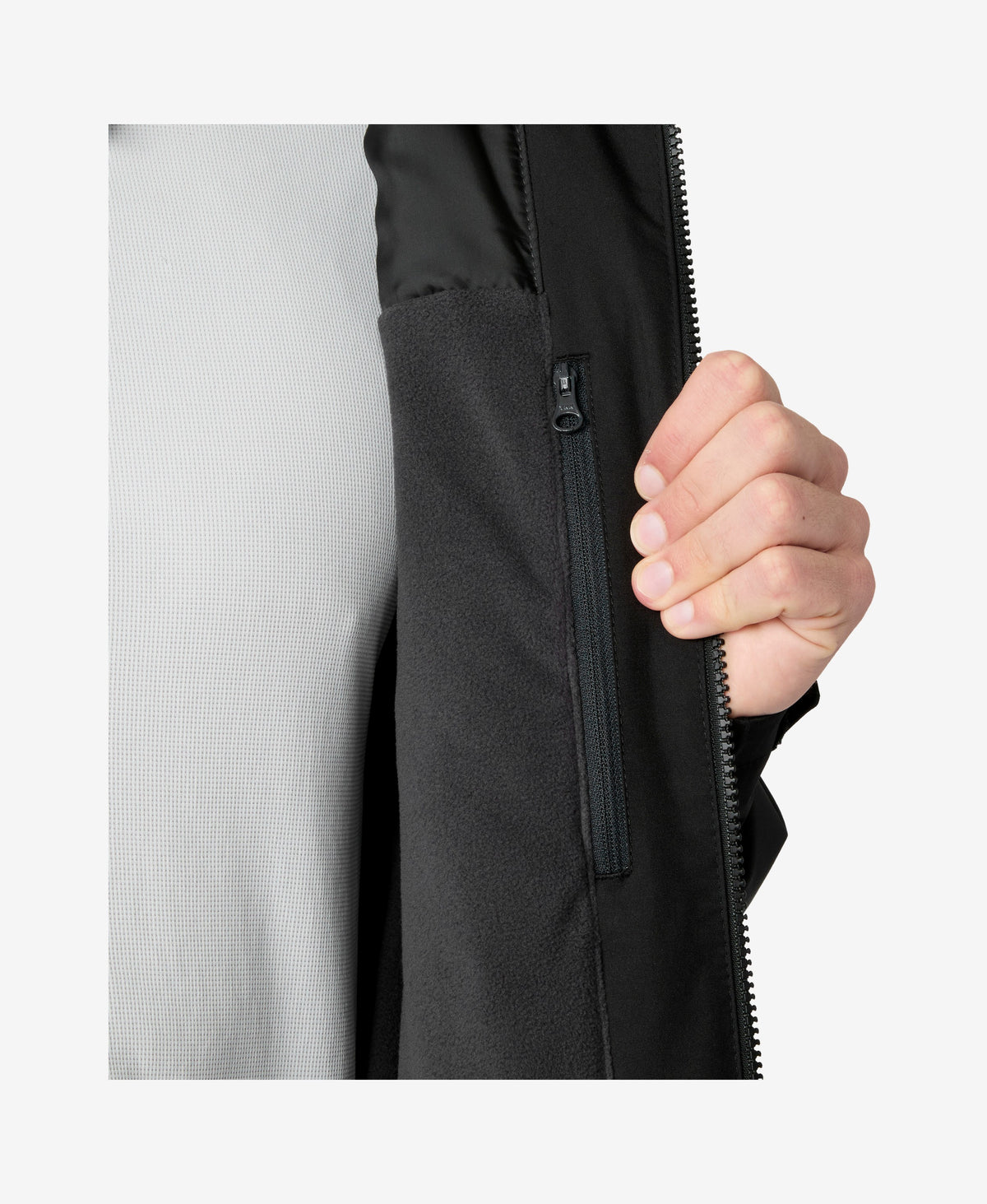 CREW MIDLAYER JACKET 2.0,  Black