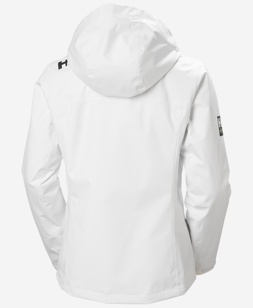 W CREW HOODED MIDL JACKET 2.0, White