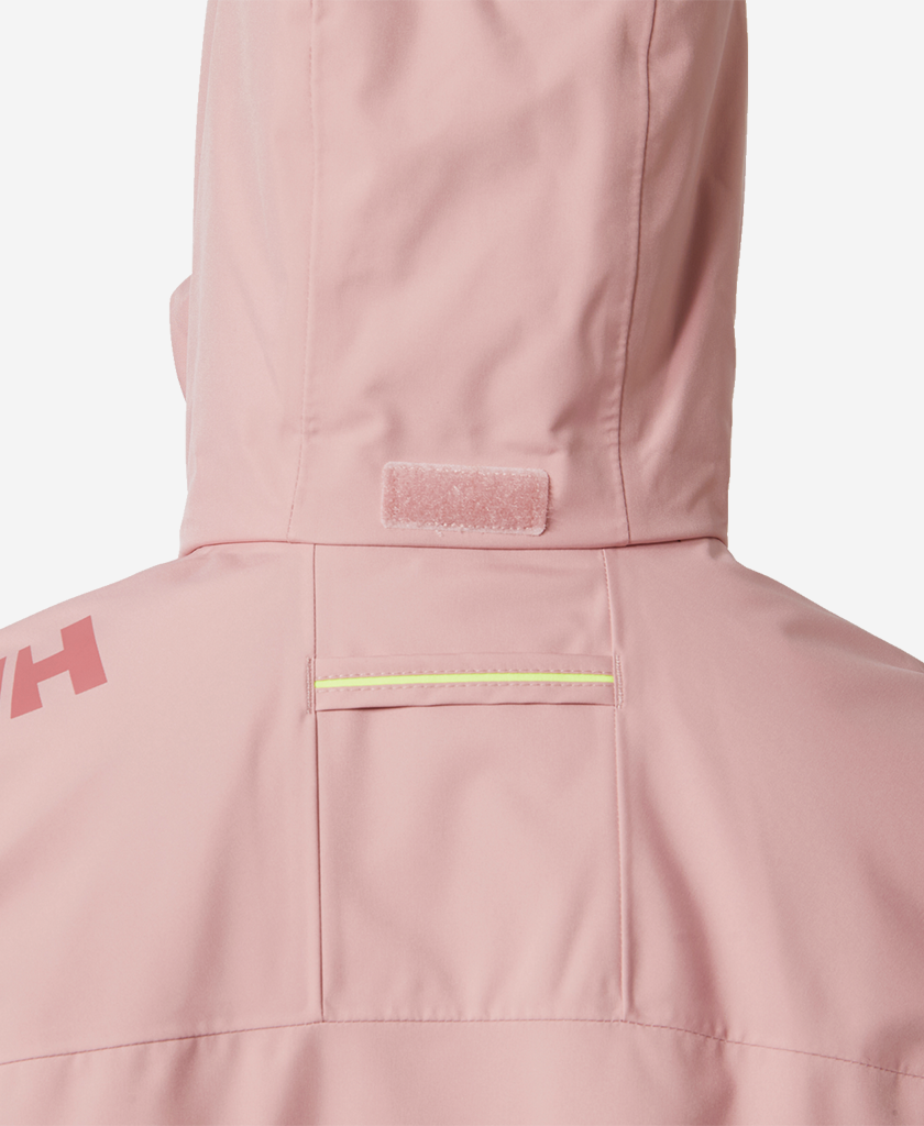 W CREW HOODED MIDL JACKET 2.0, Pink Salt