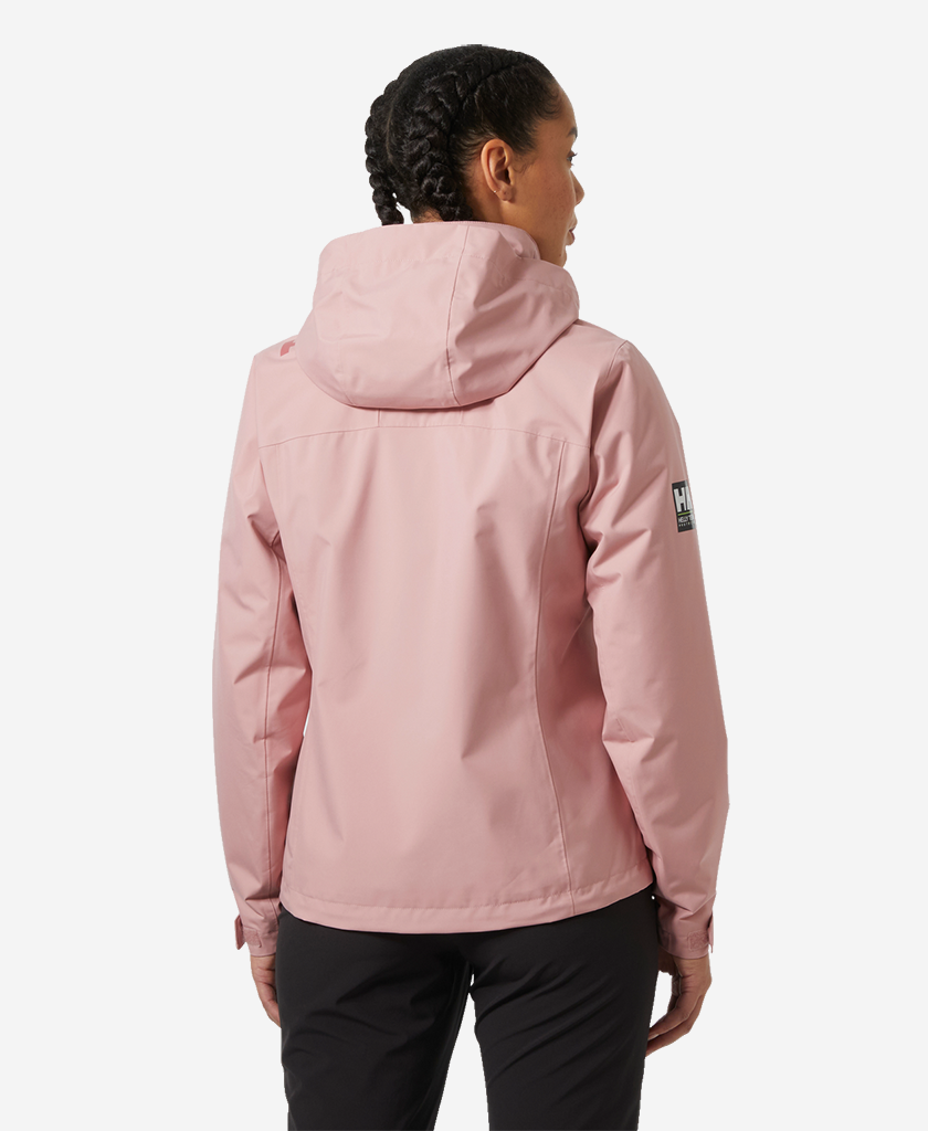 W CREW HOODED MIDL JACKET 2.0, Pink Salt