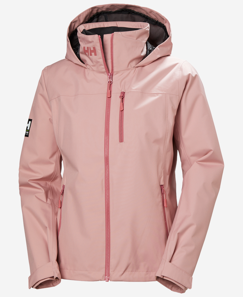 W CREW HOODED MIDL JACKET 2.0, Pink Salt