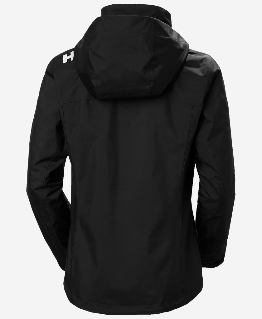 W CREW HOODED MIDL JACKET 2.0, Black
