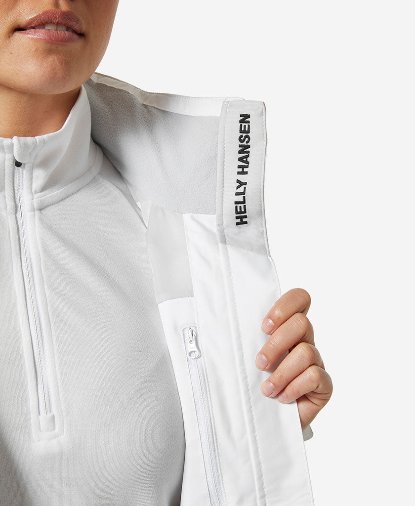 W CREW HOODED JACKET 2.0, White