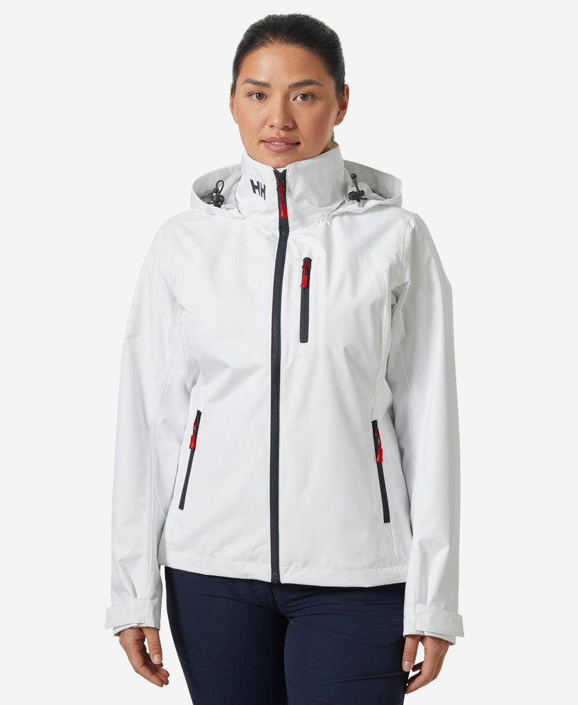 W CREW HOODED JACKET 2.0, White