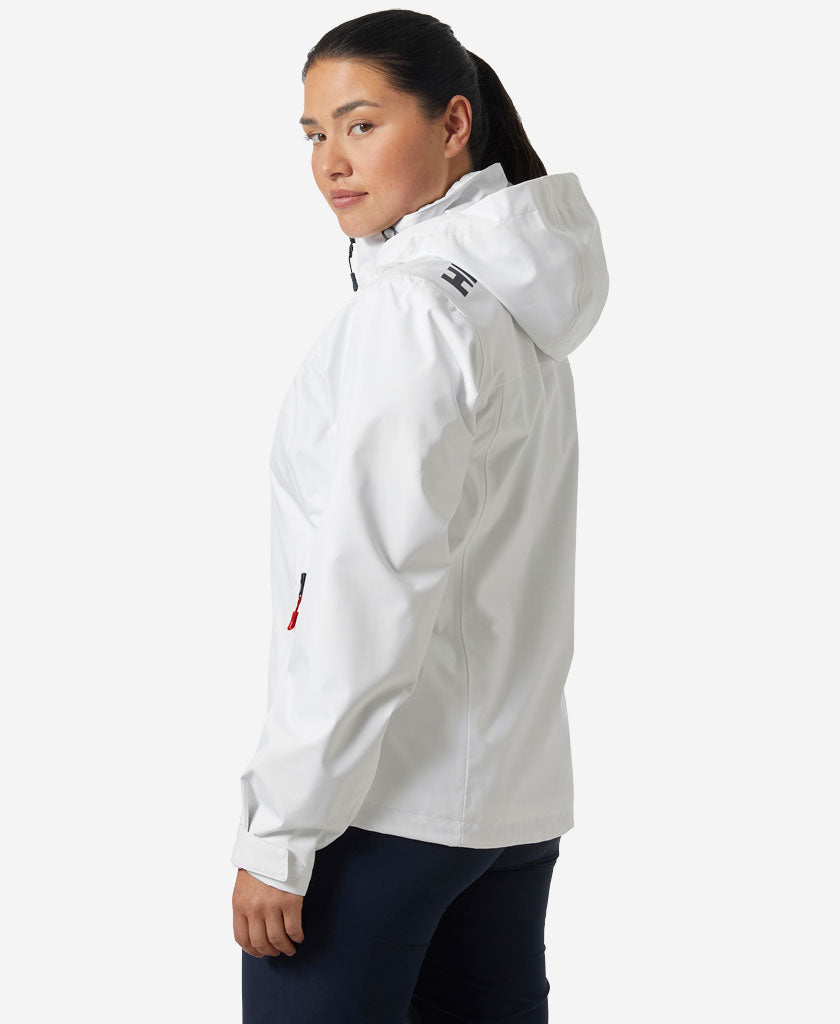 W CREW HOODED JACKET 2.0, White