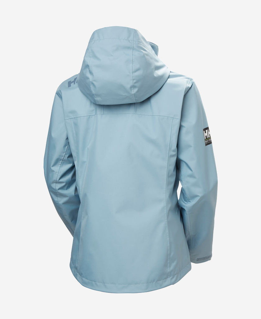 W CREW HOODED JACKET 2.0, Windy Blue