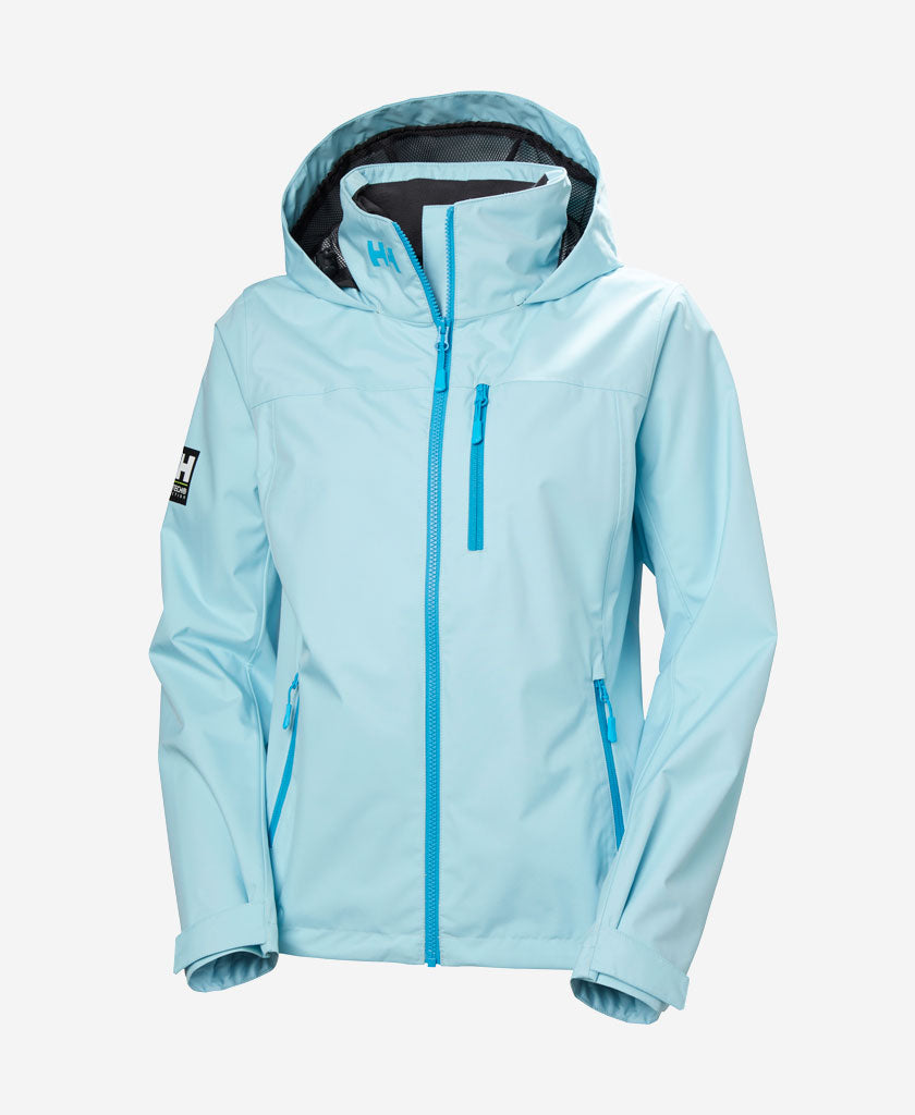W CREW HOODED JACKET 2.0, Light Cyan