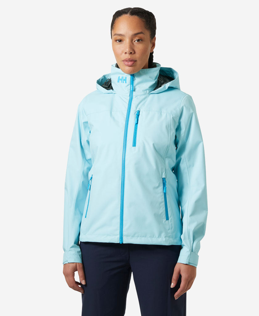 W CREW HOODED JACKET 2.0, Light Cyan