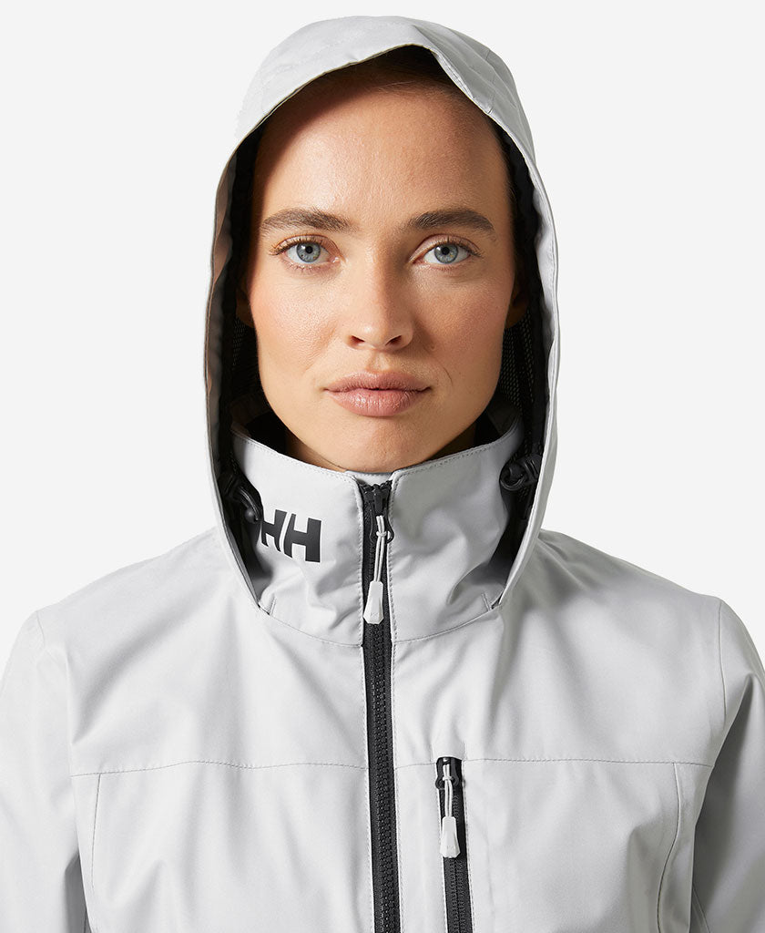 W CREW HOODED JACKET 2.0, Grey Fog