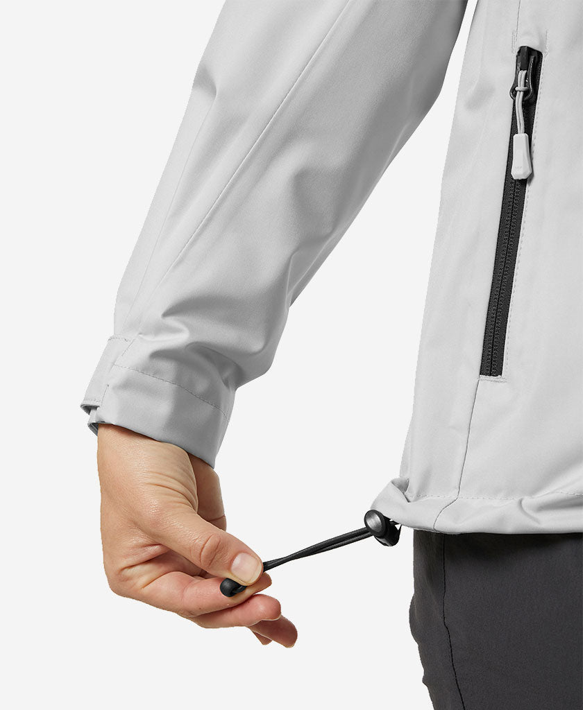 W CREW HOODED JACKET 2.0, Grey Fog