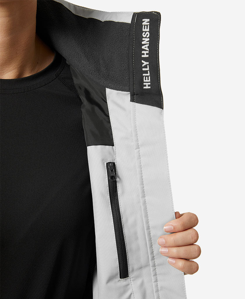 W CREW HOODED JACKET 2.0, Grey Fog