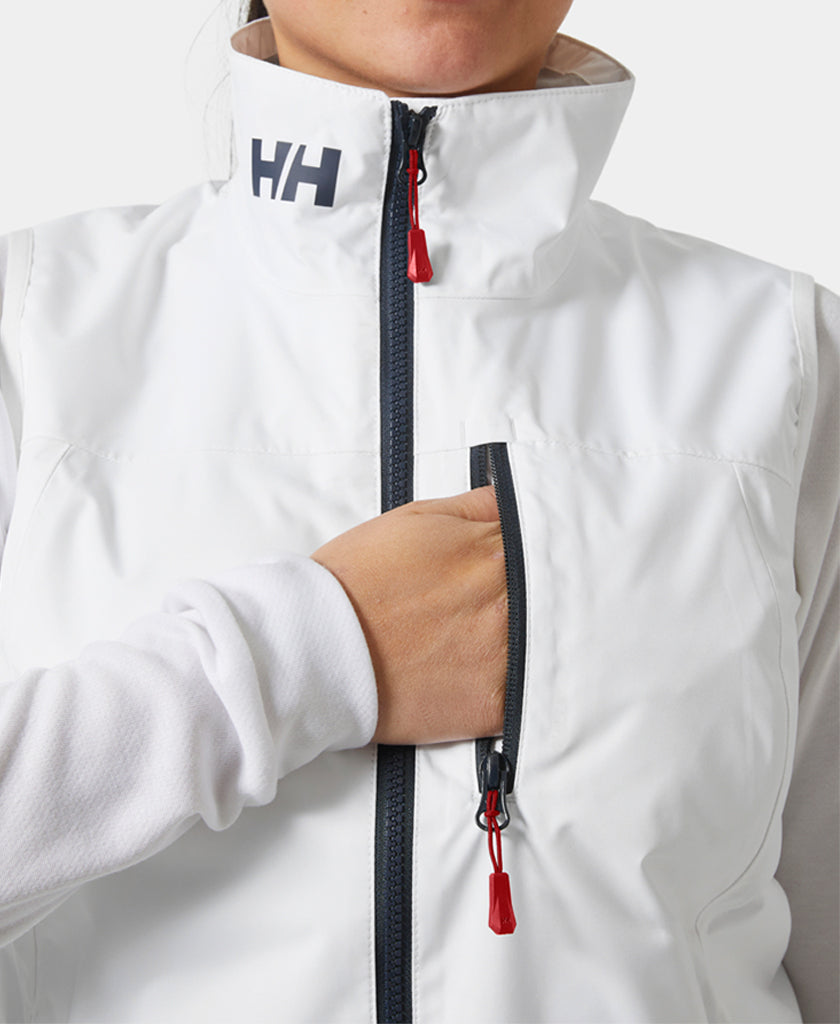 W CREW VEST 2.0, White