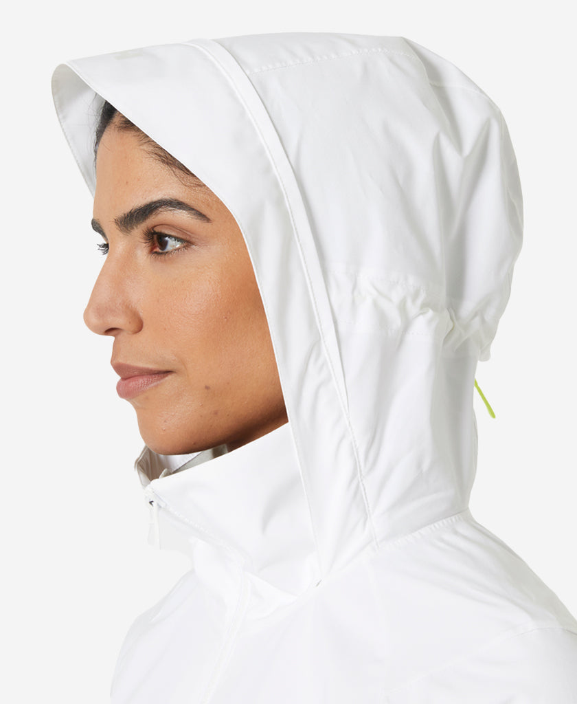 W HP RACING HOODED JACKET, White